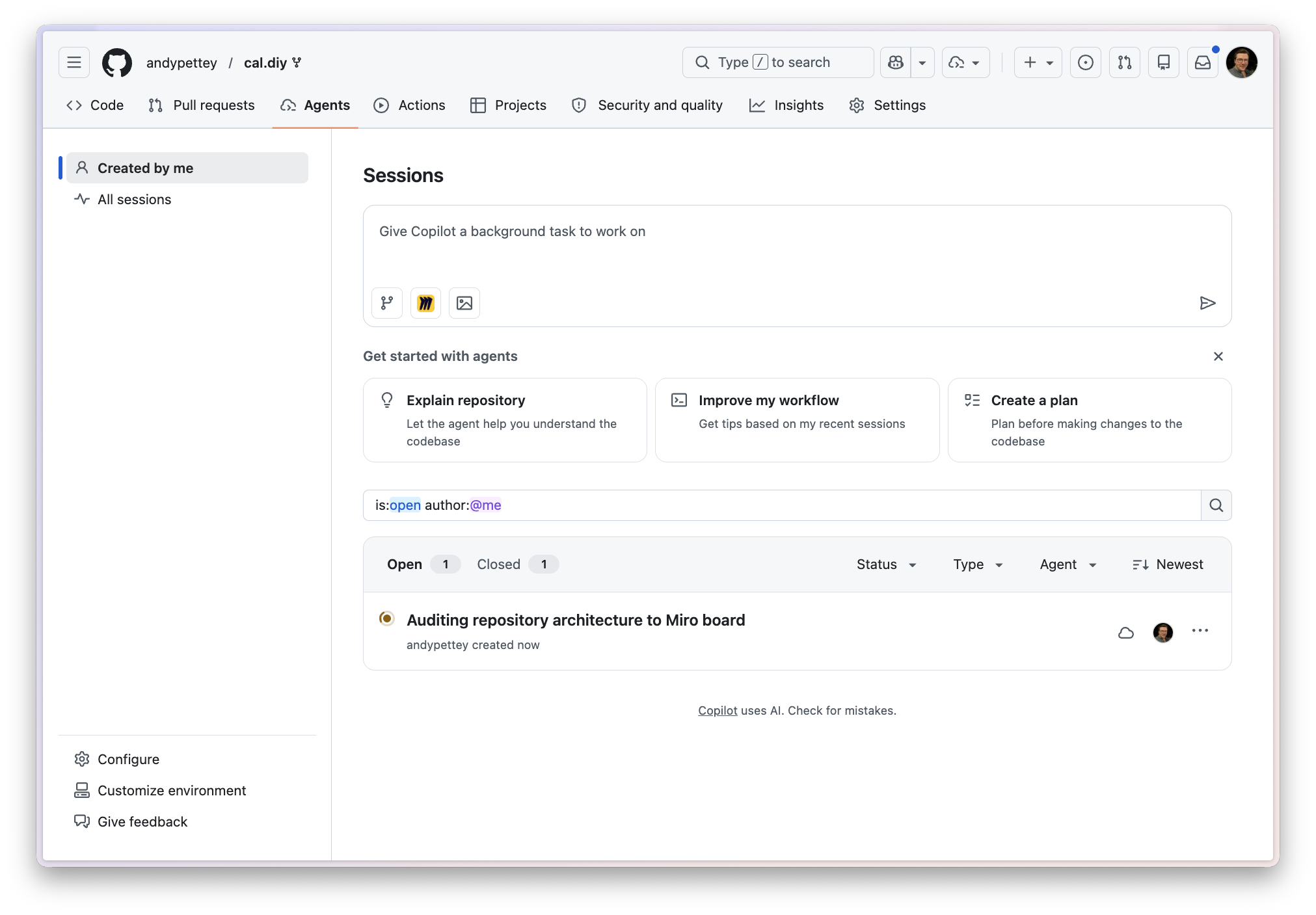 Miro Agent for GitHub Illustration #2